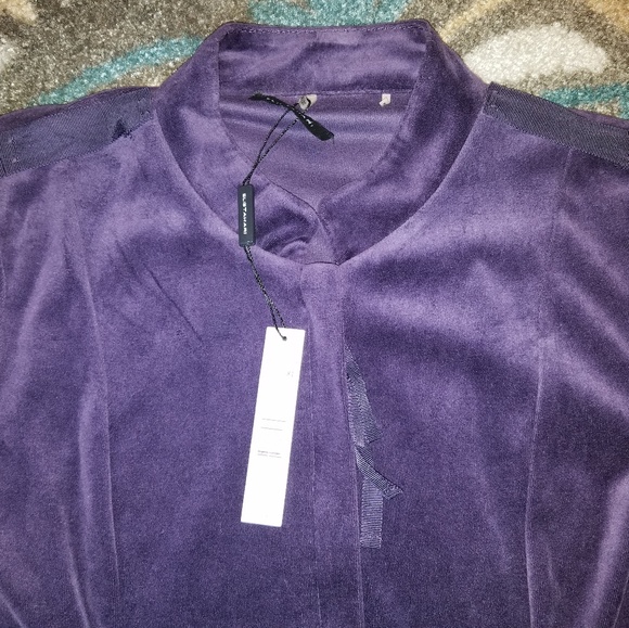 Elie Tahari XL Purple Jacket NWT - Picture 3 of 4